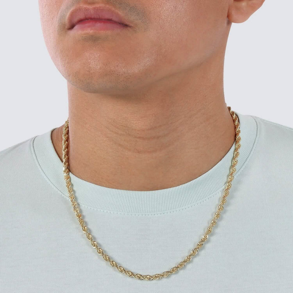 Rope Chain in Yellow Gold - 5mm