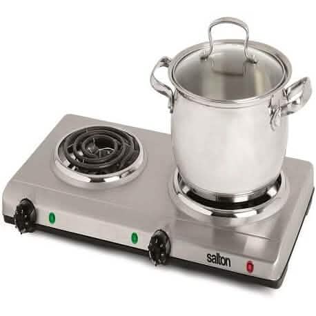 Salton Portable Double Cooktop