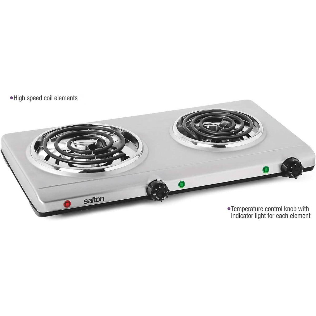 Salton Portable Double Cooktop