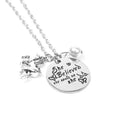 'She Believed She Could So She Did' Inspiration Pendant Necklace