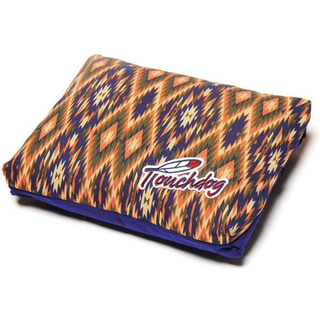 Touchdog ® '70's Vintage-Tribal' Rectangular-Boxed Designer Dog Bed