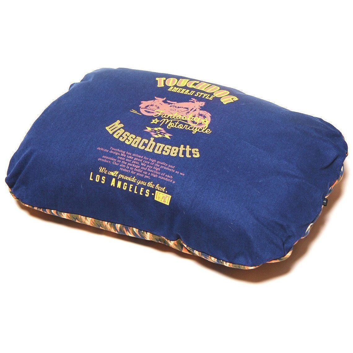 Touchdog ® '70's Vintage-Tribal' Ultra-Plush Rectangular Rounded Dog Bed