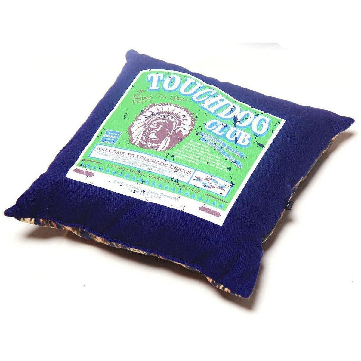 Touchdog ® '70's Vintage-Tribal' 2-in-1 Collapsible Squared Dog and Cat Bed