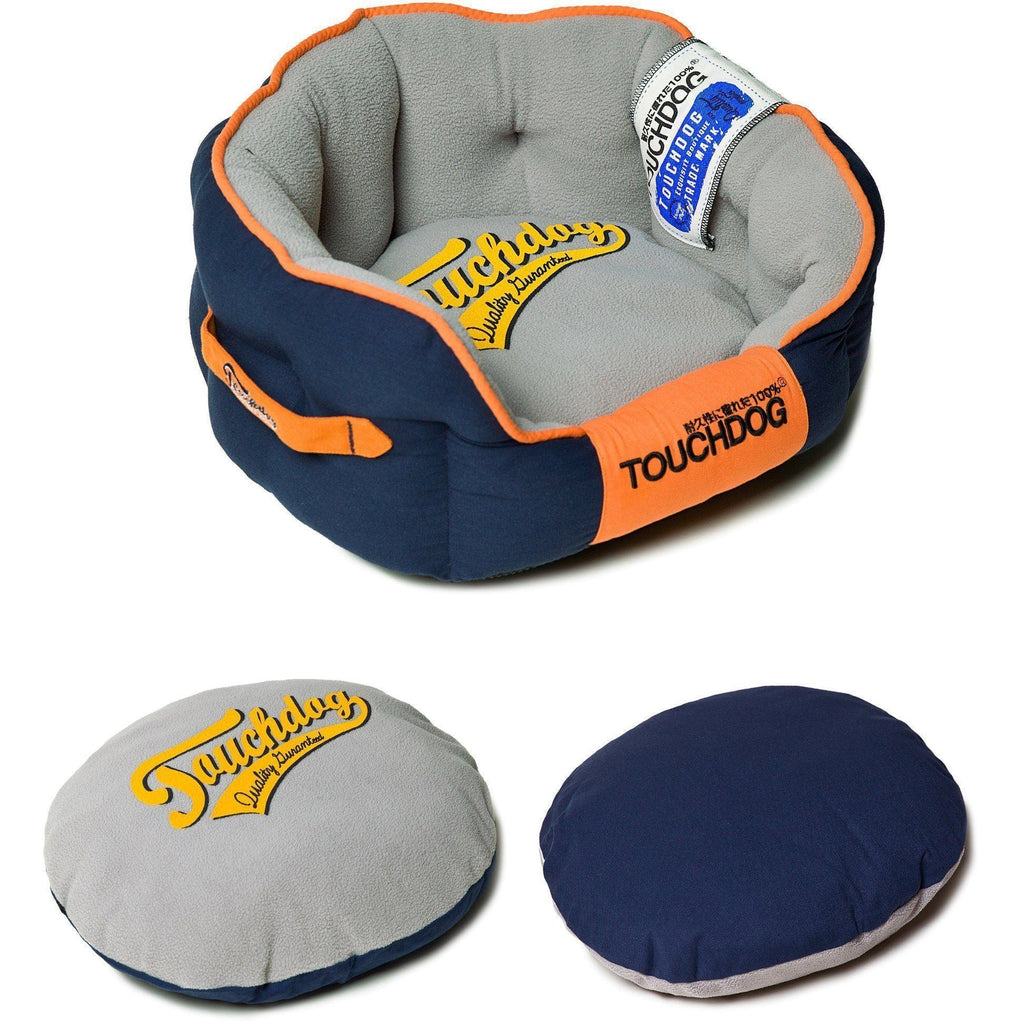 Touchdog ® 'Castle-Bark' Original Premium Designer Rounded Dog Bed