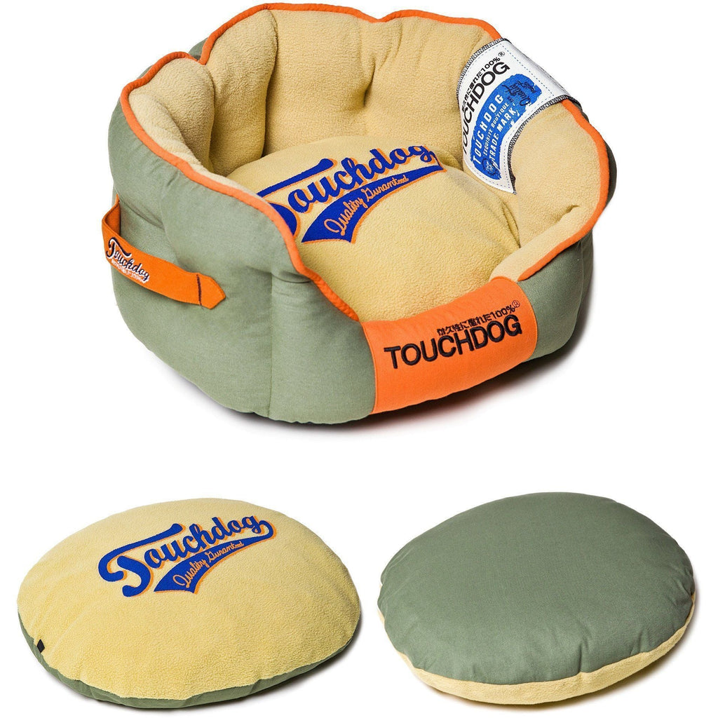 Touchdog ® 'Castle-Bark' Original Premium Designer Rounded Dog Bed