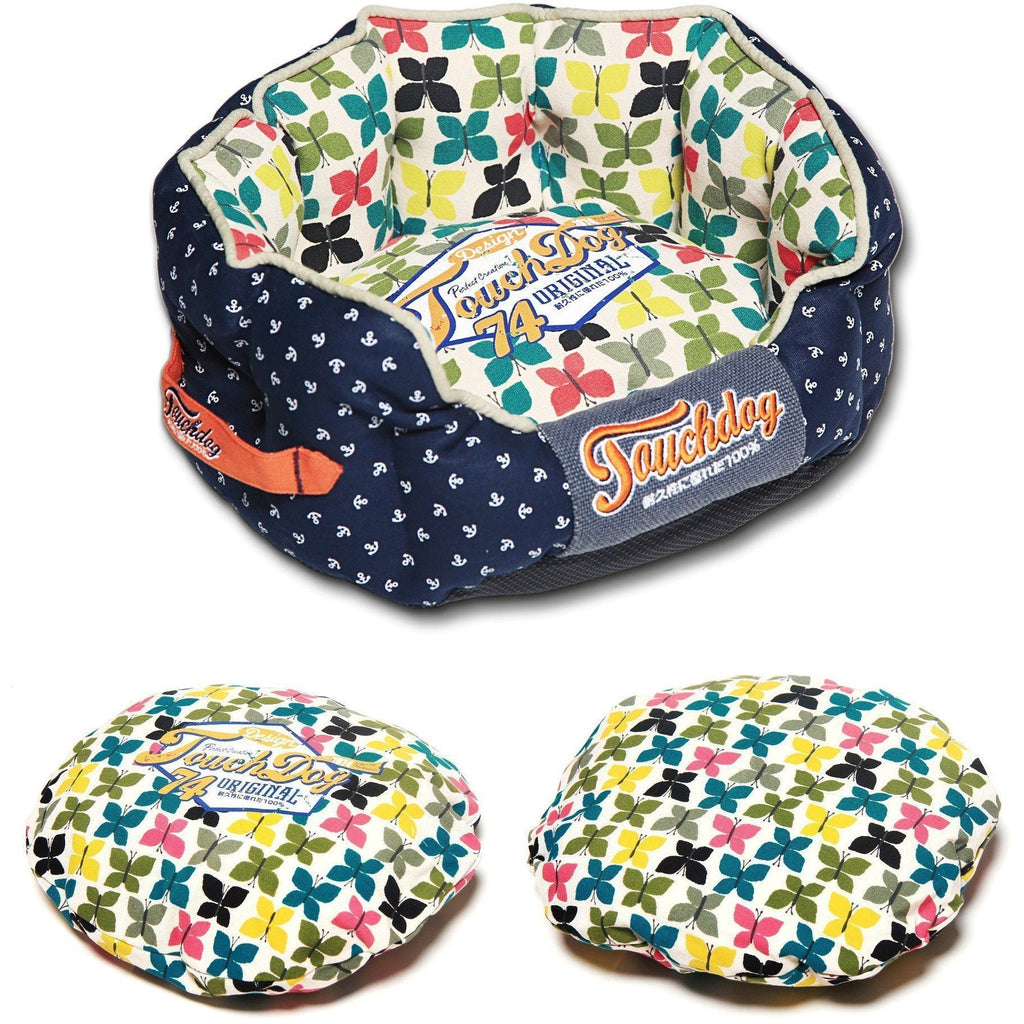 Touchdog ® 'Chirpin-Avery' Rounded Premium Designer Dog Bed