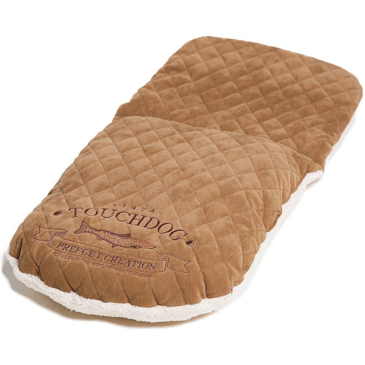 Touchdog ® 'Diamond Stitched' Panoramic Designer Cat Bed w/ Teaser Toy