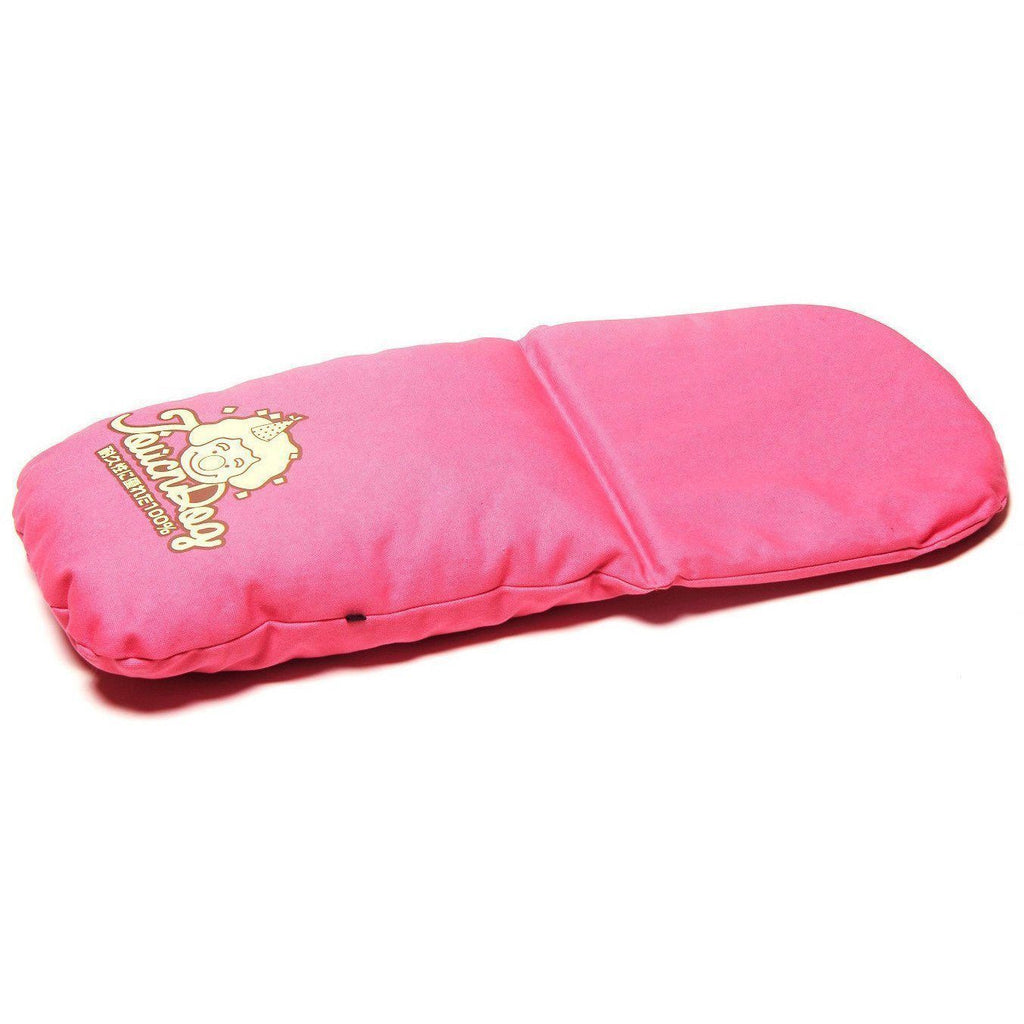 Touchdog ® 'Lazy-Bones' Rabbit-Spotted Panoramic Cat Bed with Teaser Toy