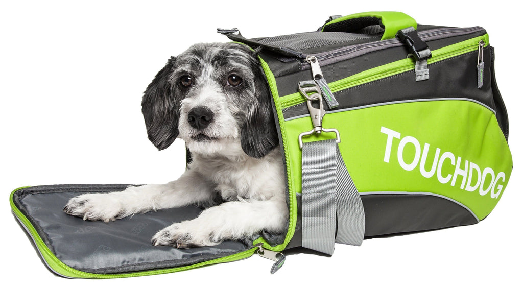 Touchdog ® 'Modern-Glide' Airline Approved Water-Resistant Sporty Travel Fashion Pet Dog Carrier