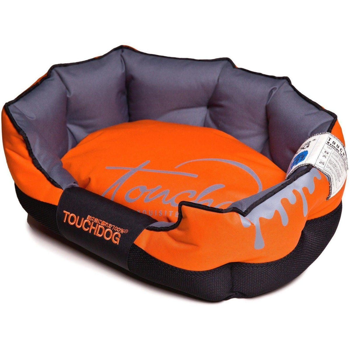 Touchdog ® 'Performance-Max' Sporty Reflective Water-Resistant Dog Bed