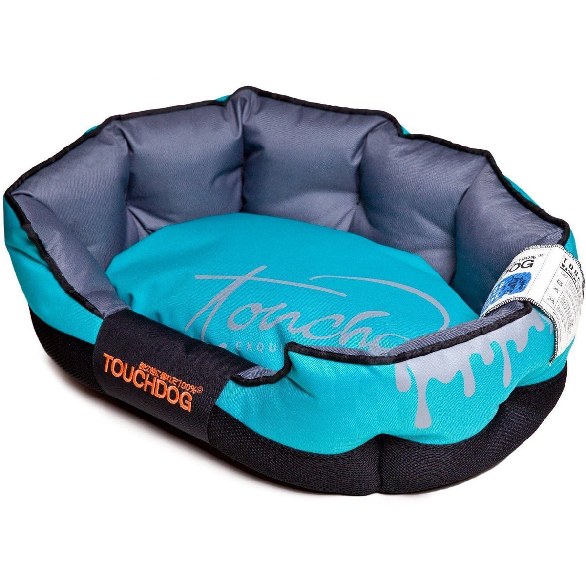 Touchdog ® 'Performance-Max' Sporty Reflective Water-Resistant Dog Bed
