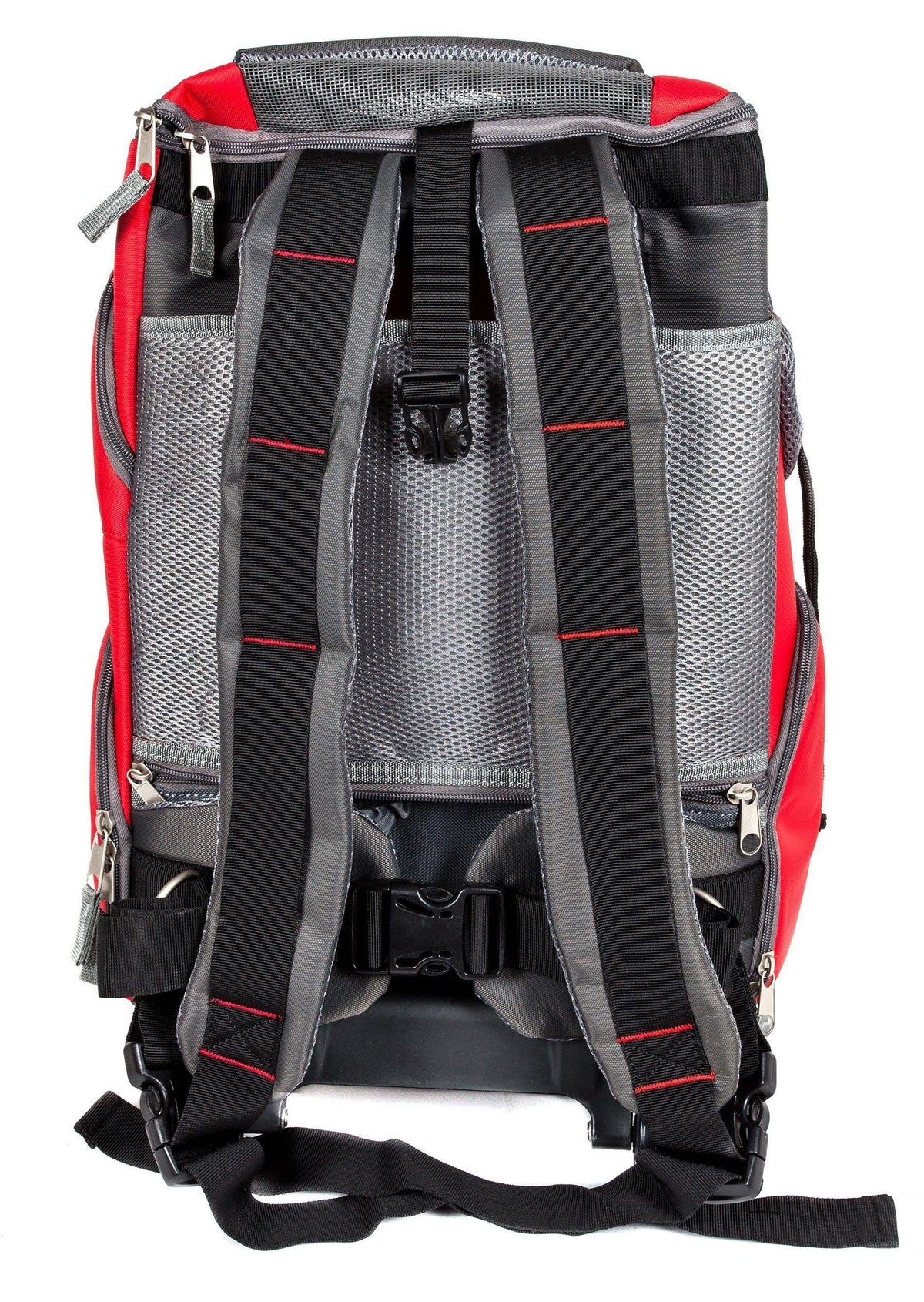 Touchdog ® 'Wuffle Duffle' 2-in-1 Wheeled Backpack Sporty Pet Carrier