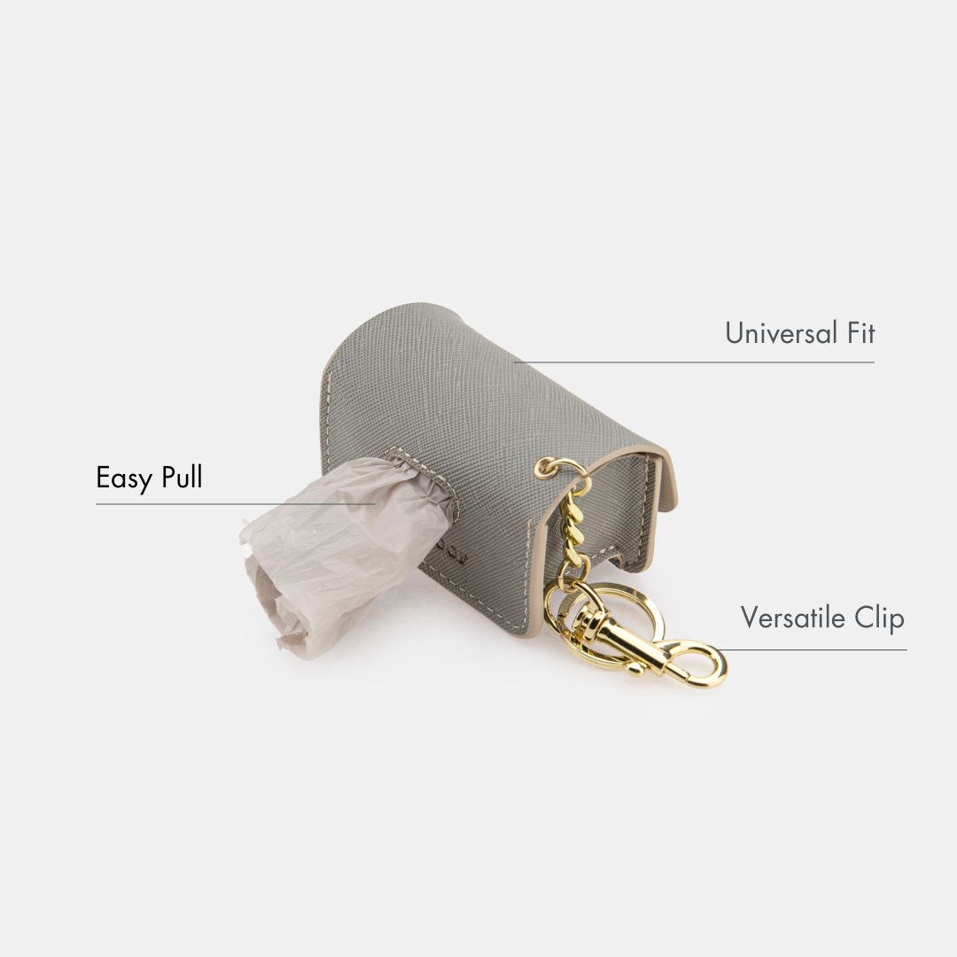 Waste Bag Holder - Vegan Leather - Bag Dispenser