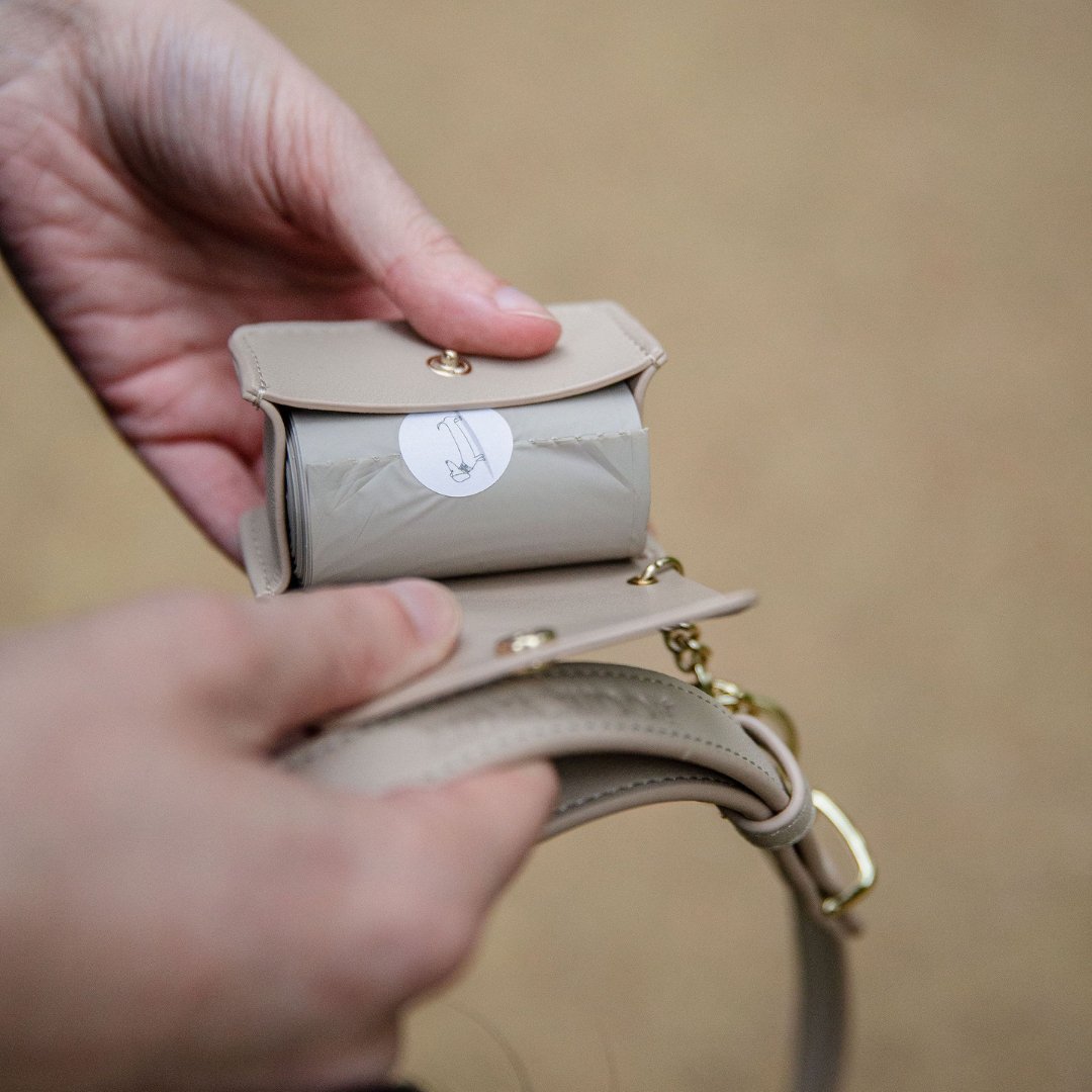 Waste Bag Holder - Vegan Leather - Bag Dispenser
